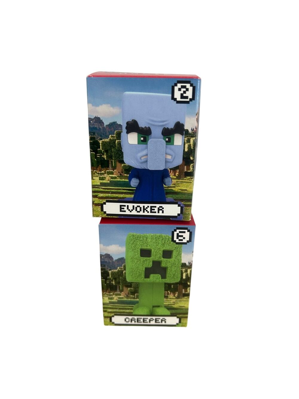 McDonald's Happy Meal Minecraft Toys - Creeper & Evoker NEW